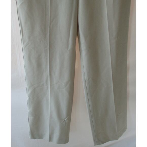 Dress Barn Women's Beige Mid Rise Straight Leg Zip Front Dress Pants Size 14 - Picture 3 of 9
